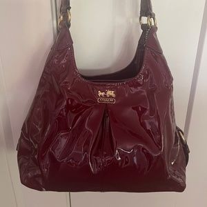 Coach Madison Patent Leather shoulder bag